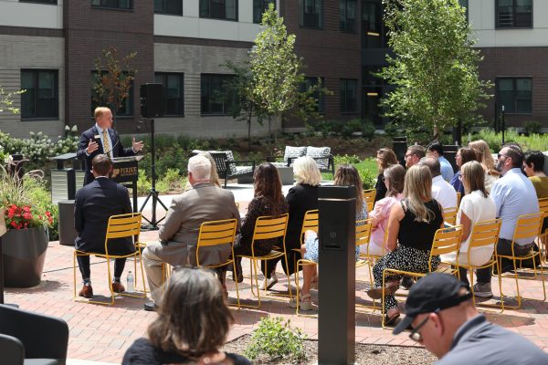 Ribbon cutting event